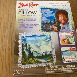 Bob Ross pillow